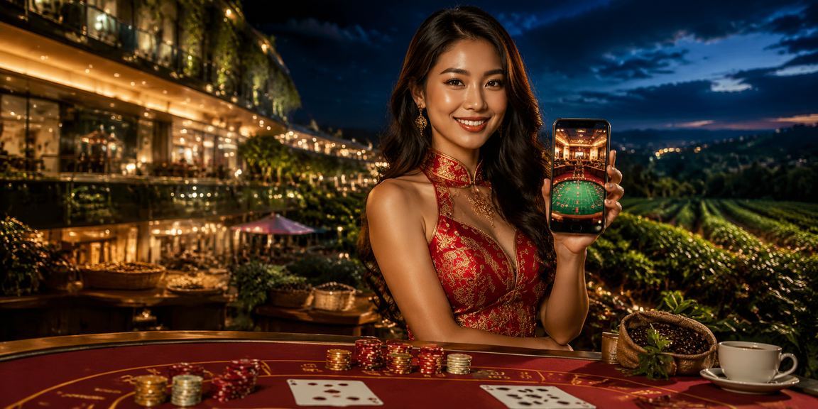Người dùng TP.HCM chơi slot casino trực tuyến vào buổi tối tại nhà