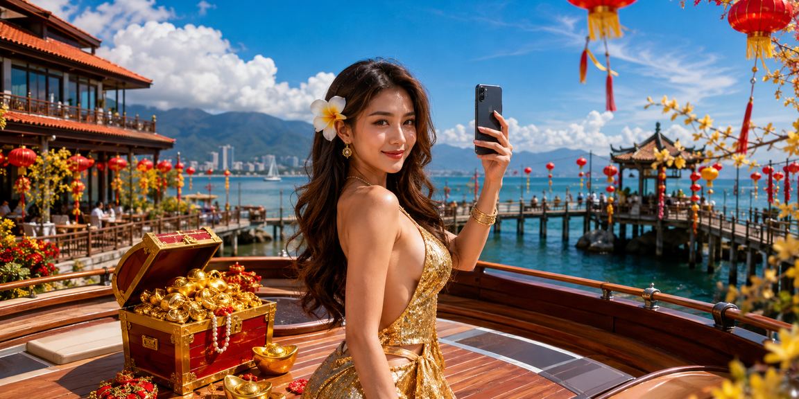 Người dùng trải nghiệm cá cược trực tuyến tại bãi biển Đà Nẵng